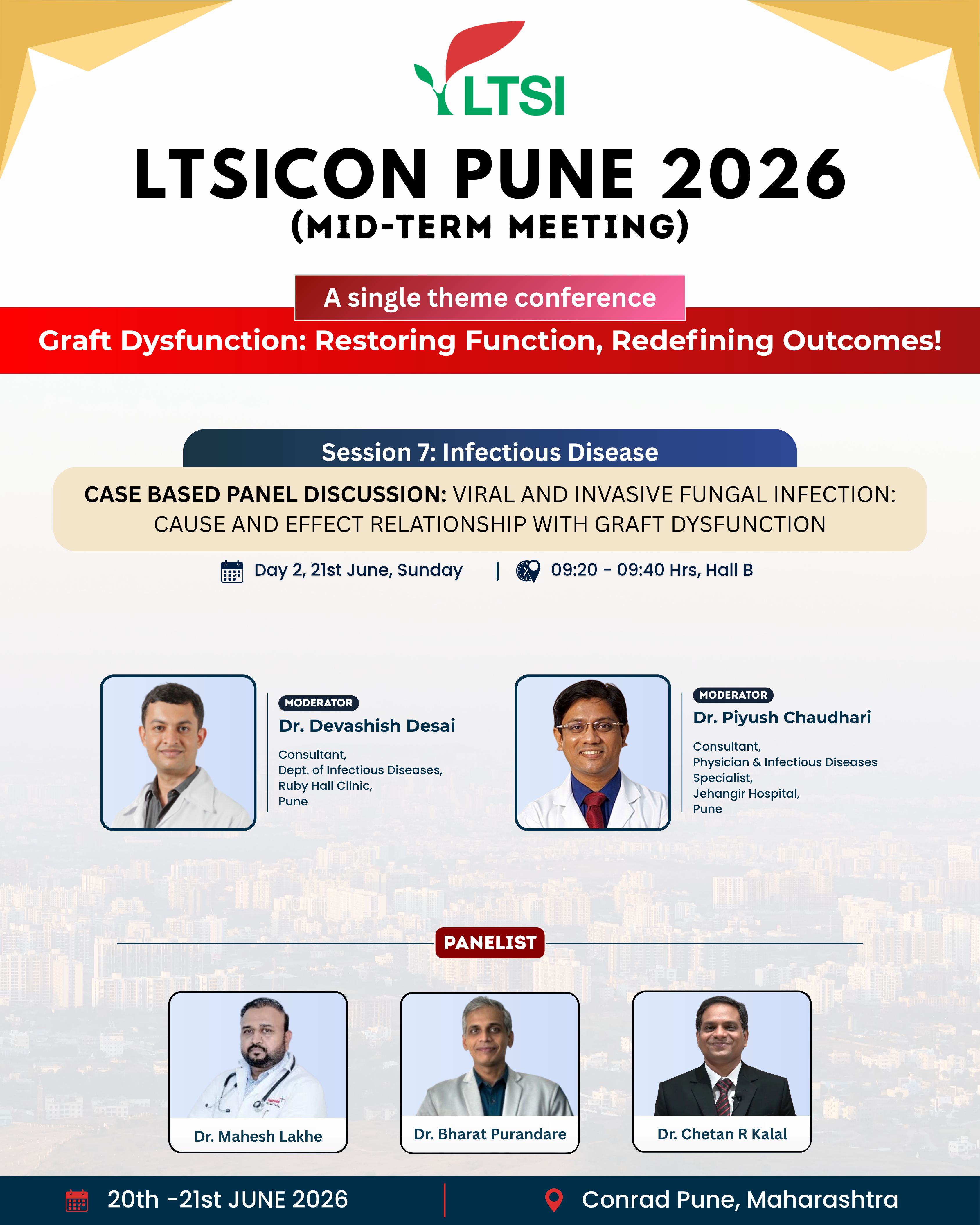 CASE BASED PANEL DISCUSSION: VIRAL AND INVASIVE FUNGAL INFECTION: CAUSE AND EFFECT RELATIONSHIP WITH GRAFT DYSFUNCTION