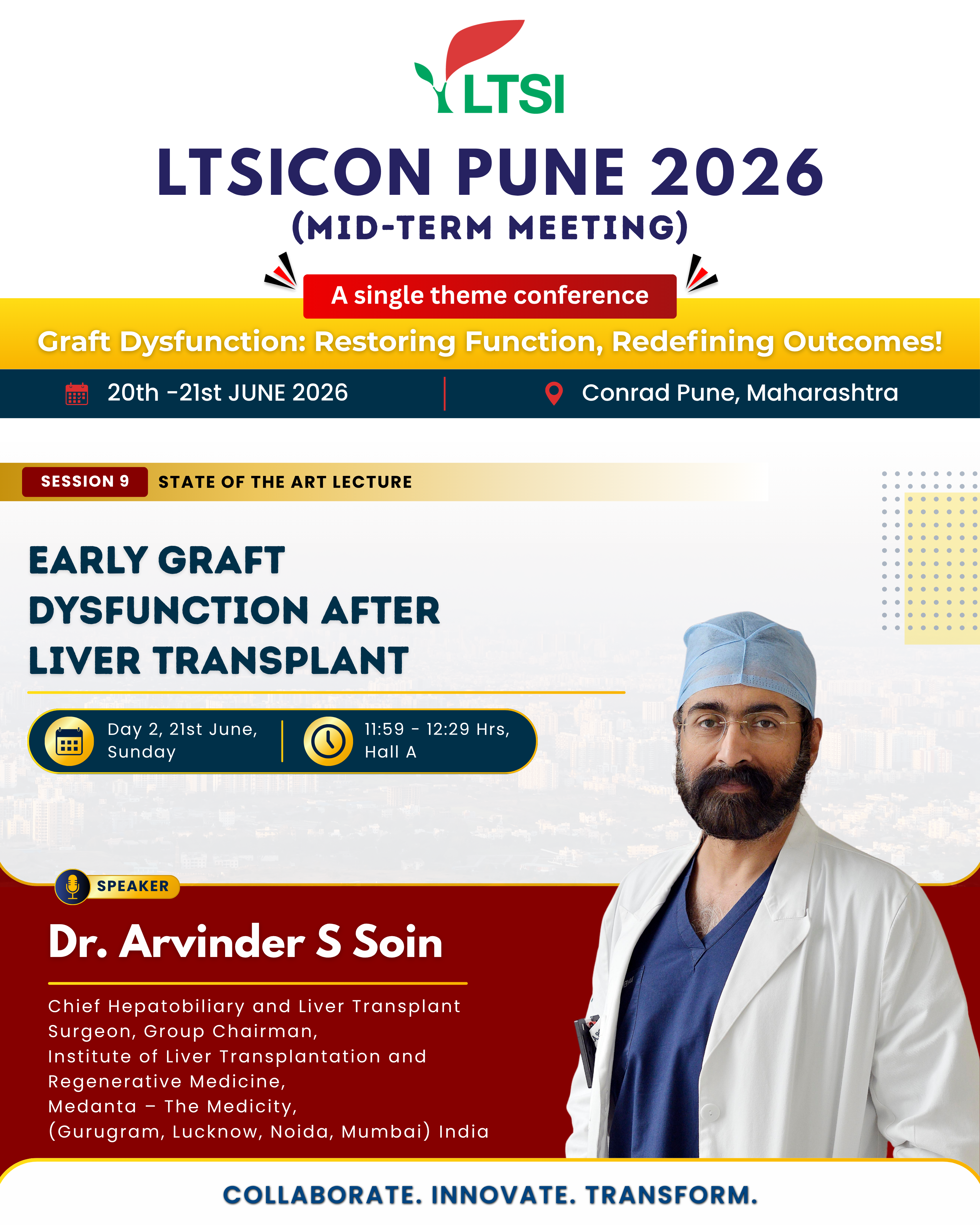 EARLY GRAFT DYSFUNCTION AFTER LIVER TRANSPLANT
